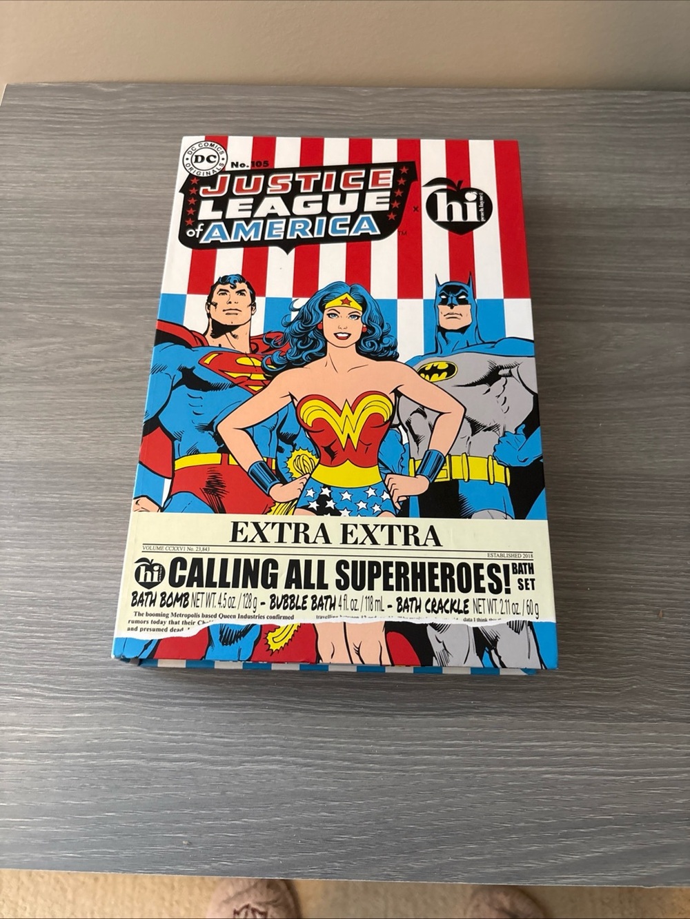 Justice League of America Wonder Woman Bath Set - Red/Blue
